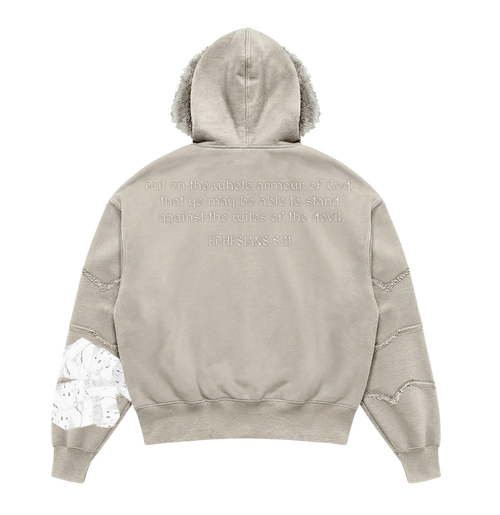 Berserker's Guard: Whole Armor Of God Fur Hoodie