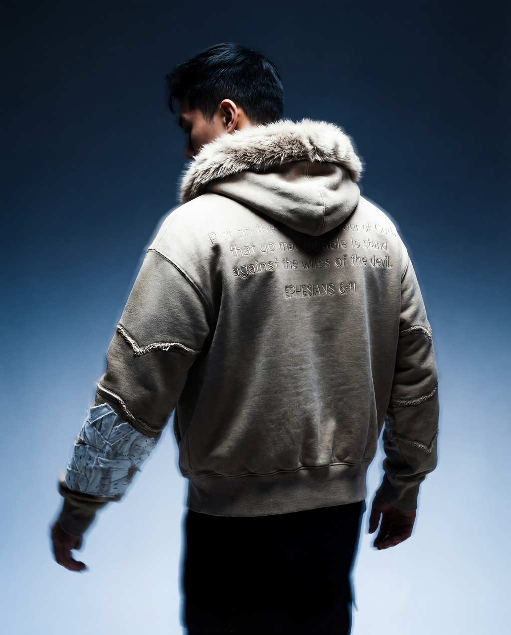 Berserker's Guard: Whole Armor Of God Fur Hoodie