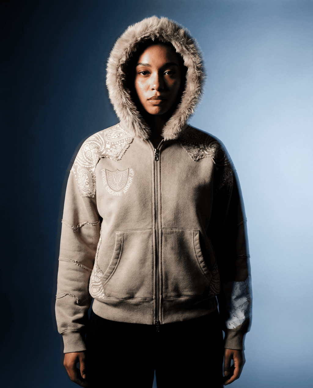 Berserker's Guard: Whole Armor Of God Fur Hoodie