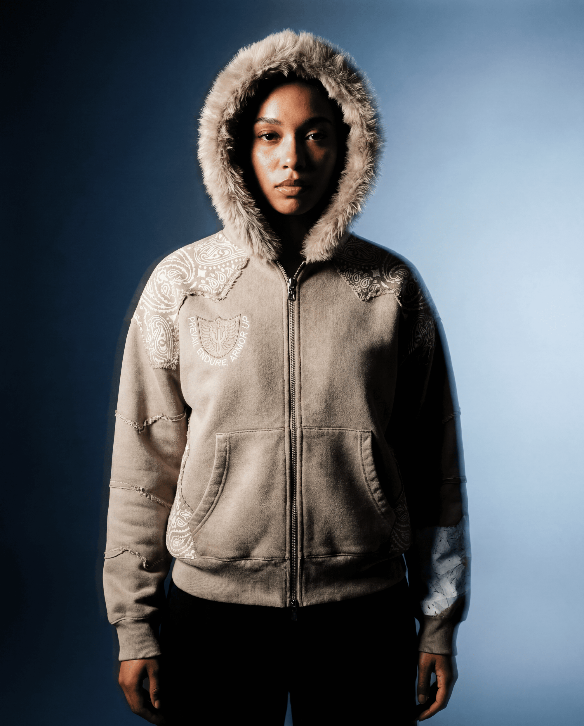 Berserker's Guard: Whole Armor Of God Fur Hoodie